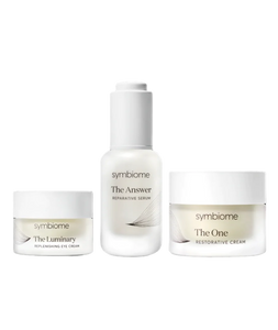 Le trio de soins (sérum The Answer, crème pour les yeux The Luminary, crème hydratante The One) - by Symbiome